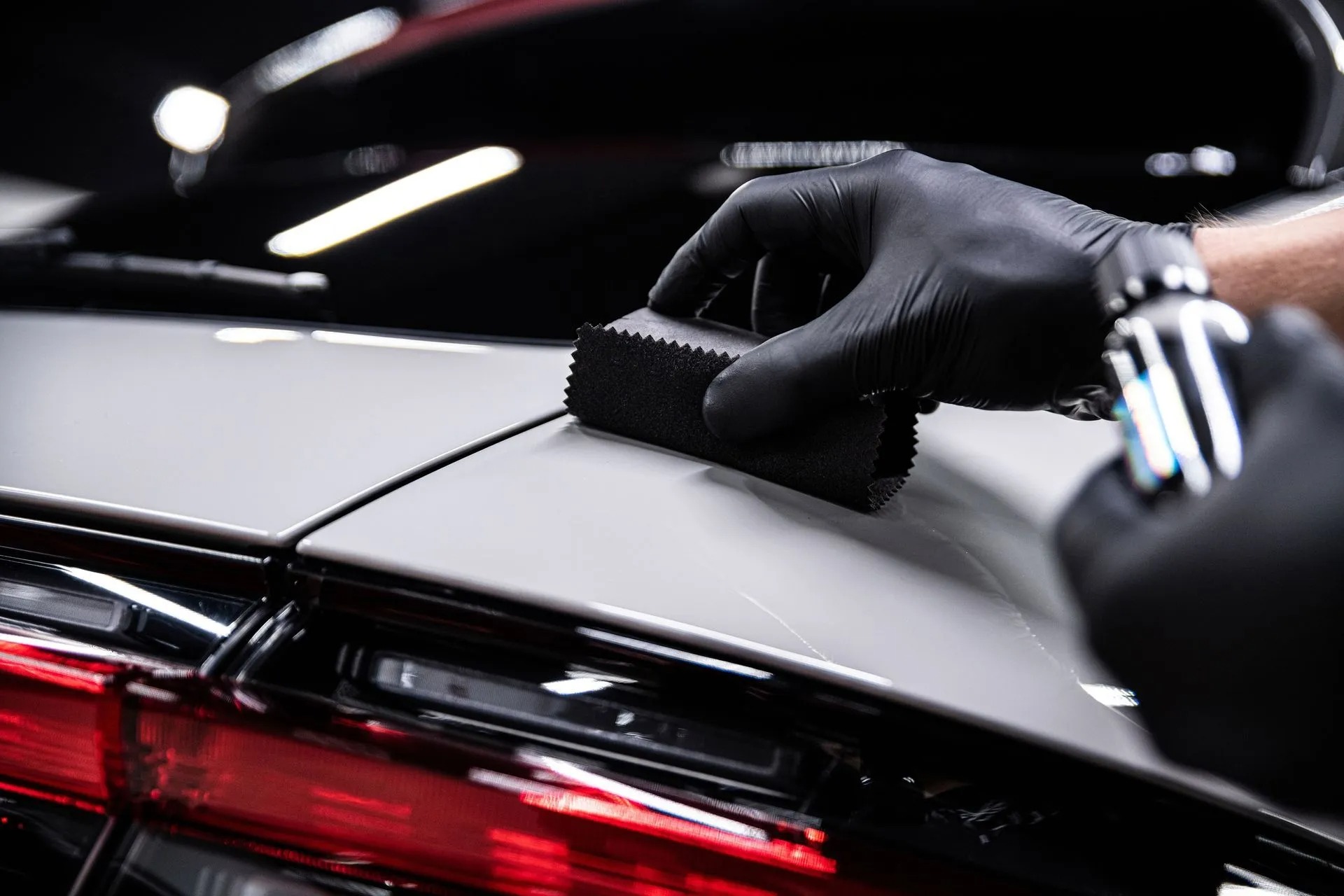 Ceramic coating in Altamonte Springs, FL · applying three-layer protocol on vehicle paint · city page