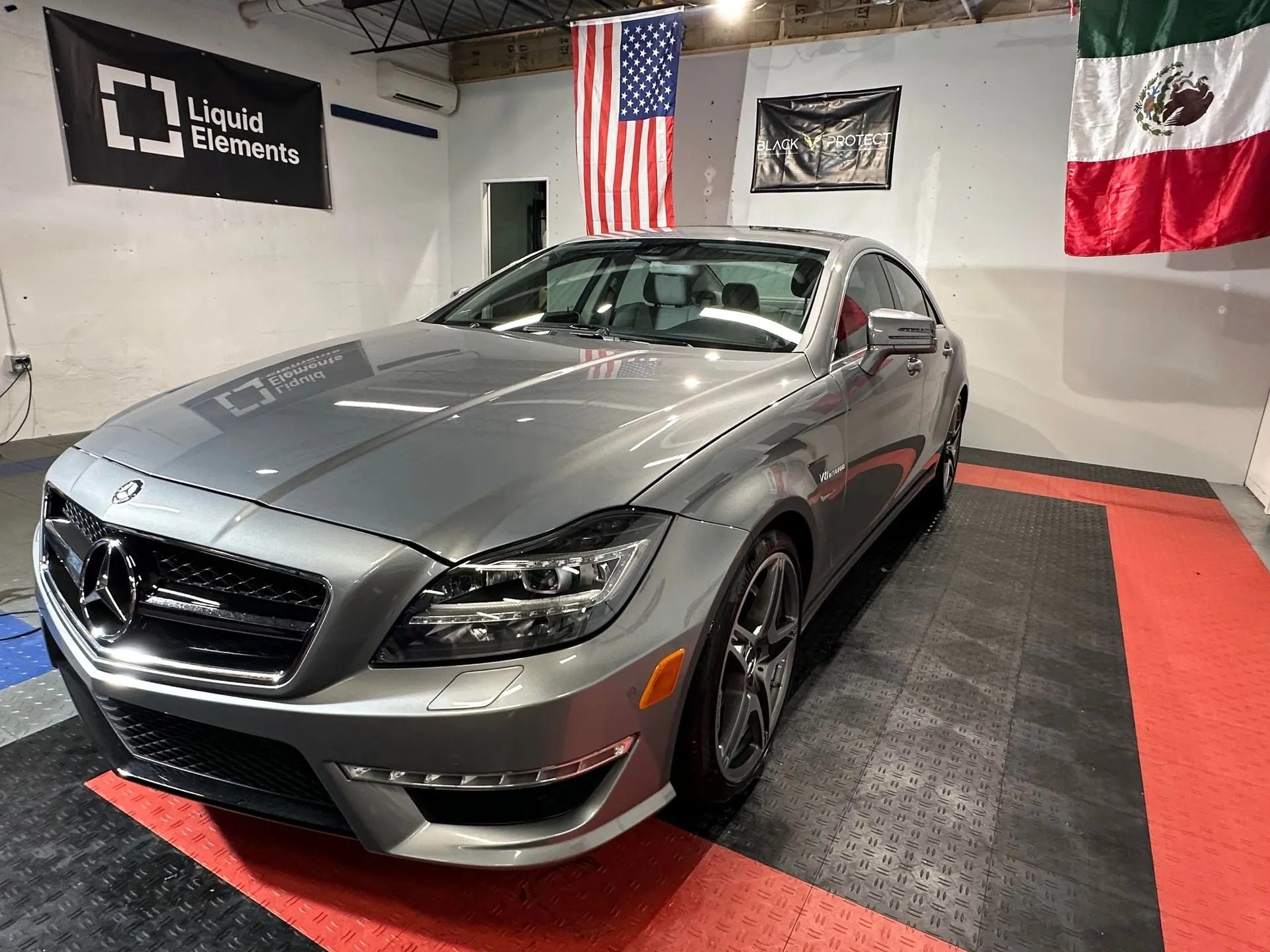 Ceramic coating in Altamonte Springs, FL · Mercedes-Benz CLS mirror gloss · 9H hardness · city page