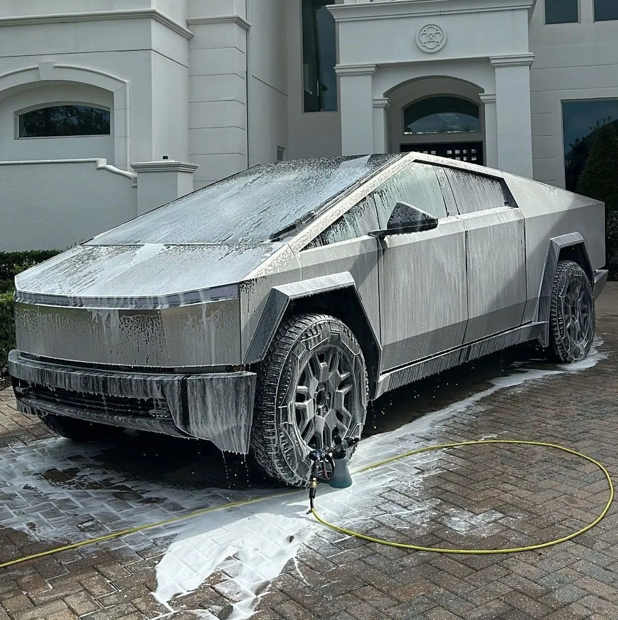 Mobile auto detailing in Orlando, FL · Tesla Cybertruck hand-applied ceramic finish · homepage