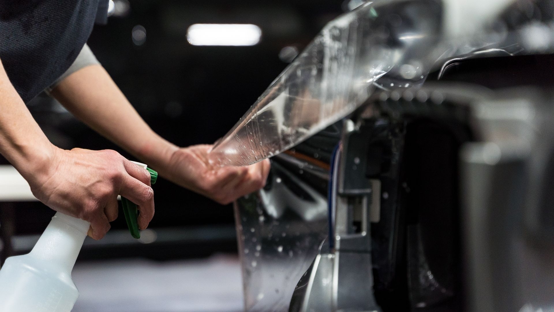 Paint correction in Orlando, FL · polishing vehicle clear coat with rotary polisher · gallery page