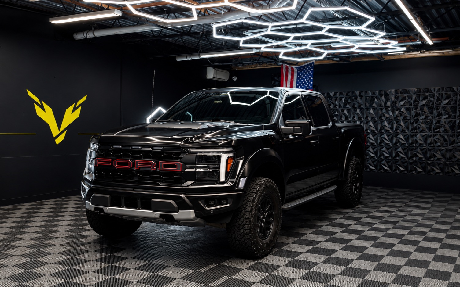 Paint Protection Film in Orlando, FL · Ford Raptor installation at Black V Protect studio · homepage